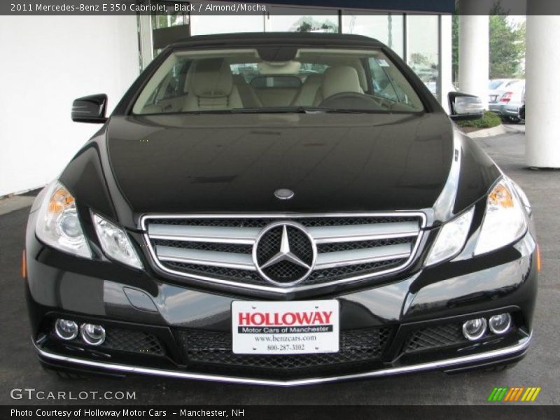 Black / Almond/Mocha 2011 Mercedes-Benz E 350 Cabriolet