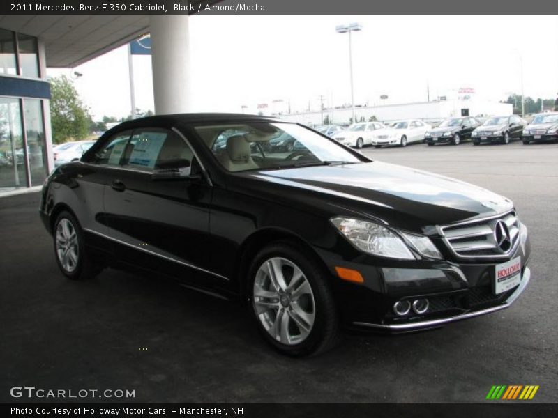 Black / Almond/Mocha 2011 Mercedes-Benz E 350 Cabriolet