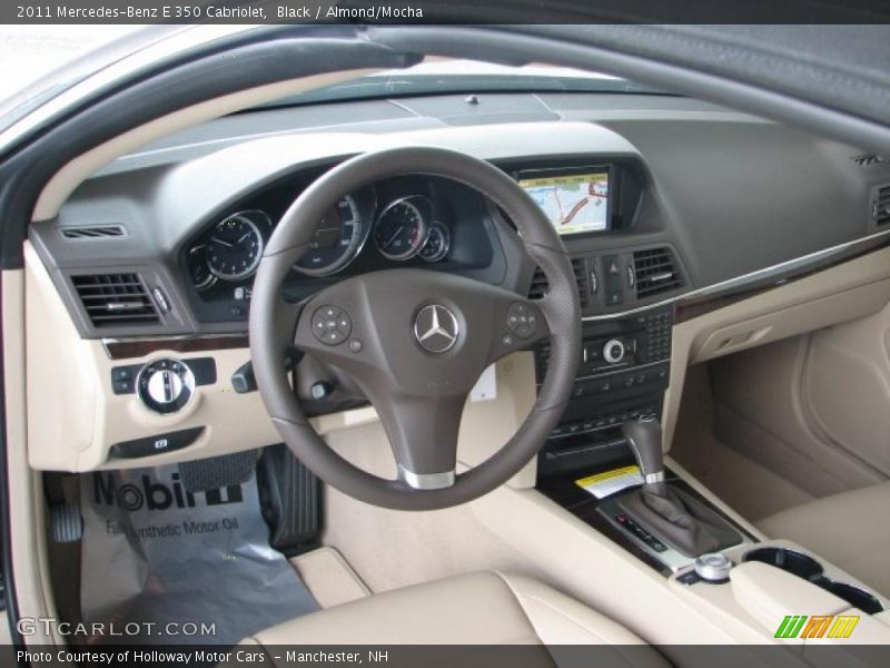 Black / Almond/Mocha 2011 Mercedes-Benz E 350 Cabriolet