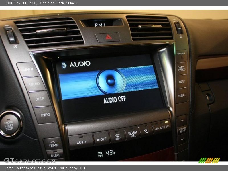 Obsidian Black / Black 2008 Lexus LS 460