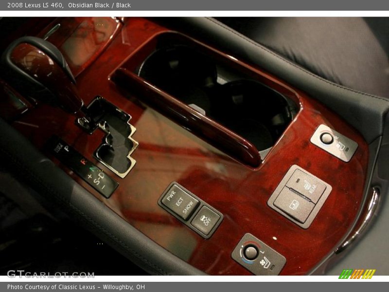 Obsidian Black / Black 2008 Lexus LS 460