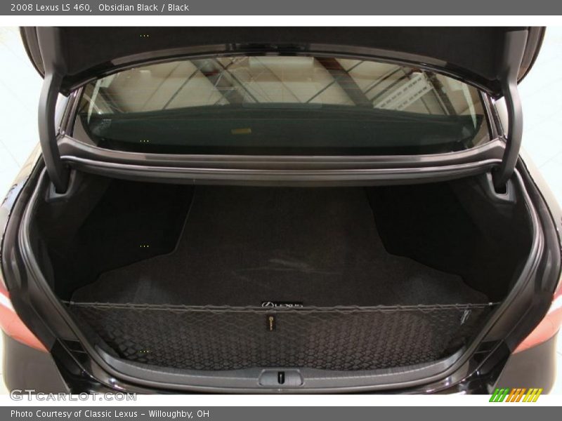 Obsidian Black / Black 2008 Lexus LS 460