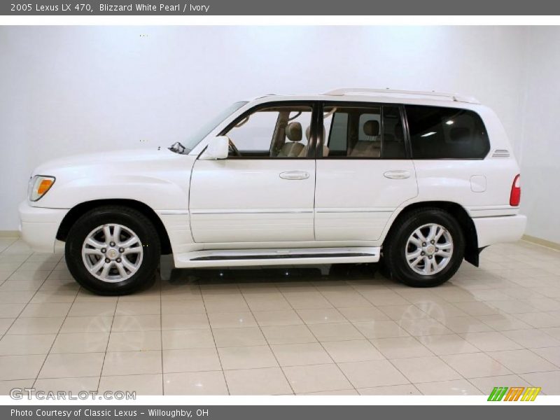 Blizzard White Pearl / Ivory 2005 Lexus LX 470
