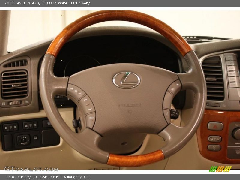 Blizzard White Pearl / Ivory 2005 Lexus LX 470