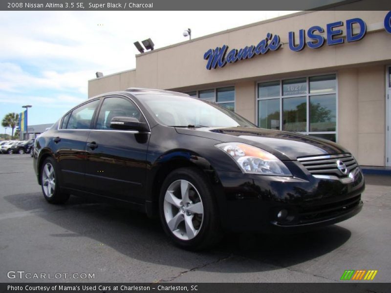 Super Black / Charcoal 2008 Nissan Altima 3.5 SE