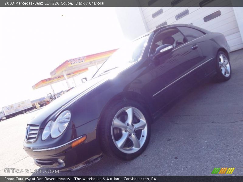 Black / Charcoal 2003 Mercedes-Benz CLK 320 Coupe