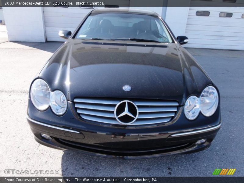 Black / Charcoal 2003 Mercedes-Benz CLK 320 Coupe