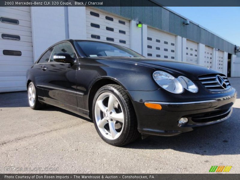 Black / Charcoal 2003 Mercedes-Benz CLK 320 Coupe