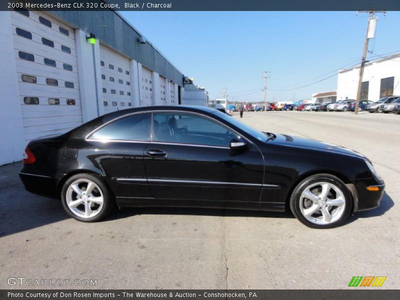 Black / Charcoal 2003 Mercedes-Benz CLK 320 Coupe