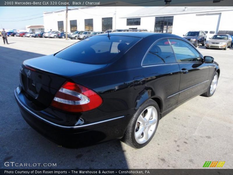 Black / Charcoal 2003 Mercedes-Benz CLK 320 Coupe
