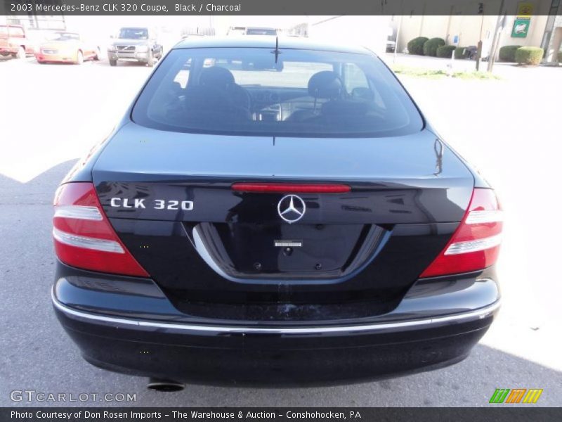 Black / Charcoal 2003 Mercedes-Benz CLK 320 Coupe