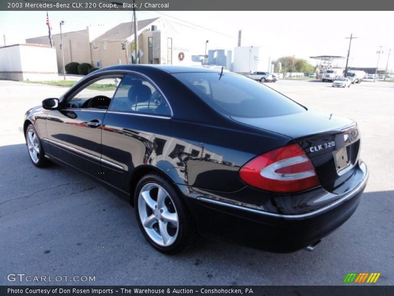 Black / Charcoal 2003 Mercedes-Benz CLK 320 Coupe