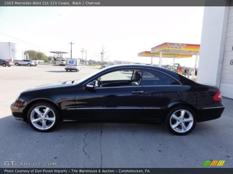 Black / Charcoal 2003 Mercedes-Benz CLK 320 Coupe