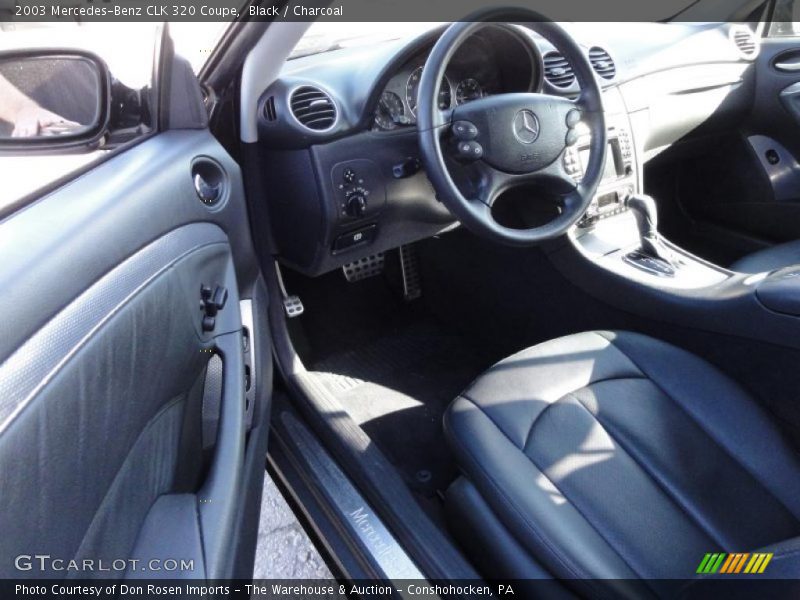 Black / Charcoal 2003 Mercedes-Benz CLK 320 Coupe