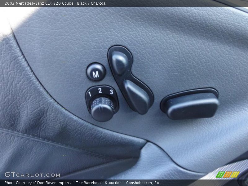 Black / Charcoal 2003 Mercedes-Benz CLK 320 Coupe