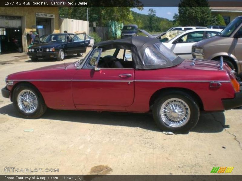  1977 MGB Roadster Cardinal Red