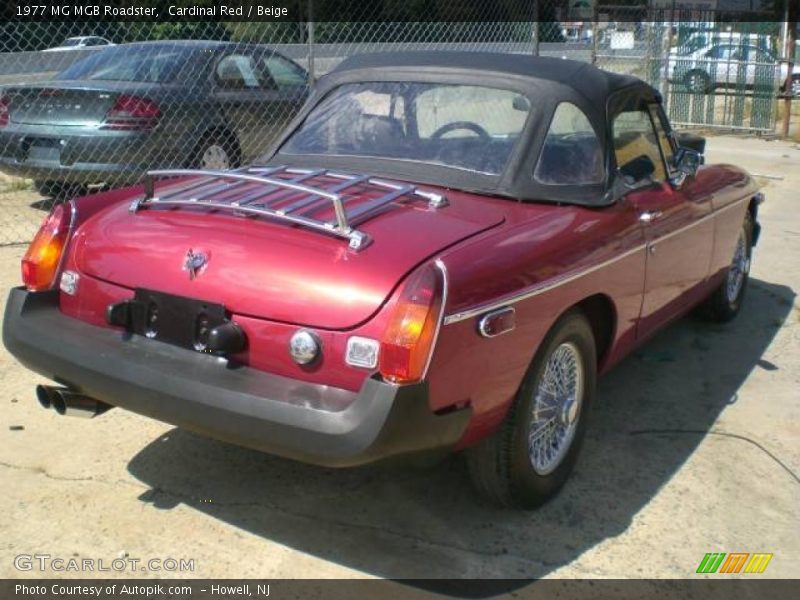  1977 MGB Roadster Cardinal Red