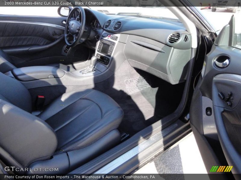 Black / Charcoal 2003 Mercedes-Benz CLK 320 Coupe