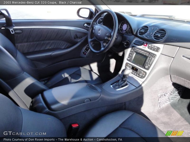 Black / Charcoal 2003 Mercedes-Benz CLK 320 Coupe