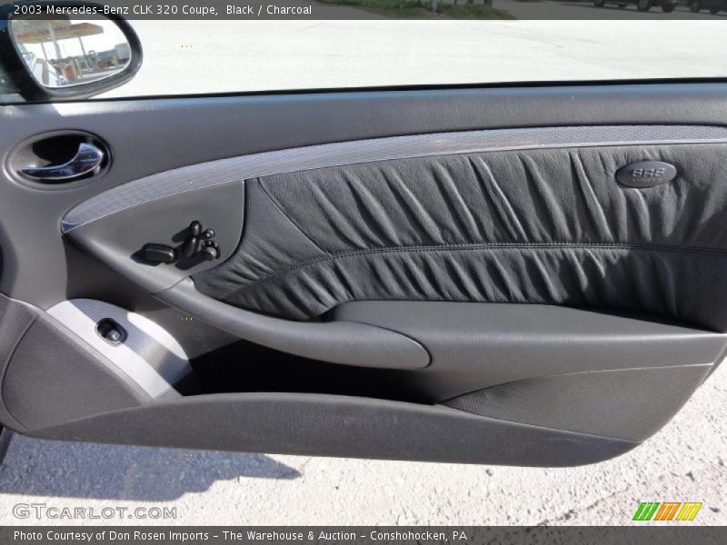 Black / Charcoal 2003 Mercedes-Benz CLK 320 Coupe
