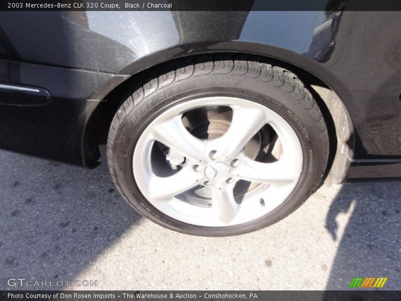 Black / Charcoal 2003 Mercedes-Benz CLK 320 Coupe