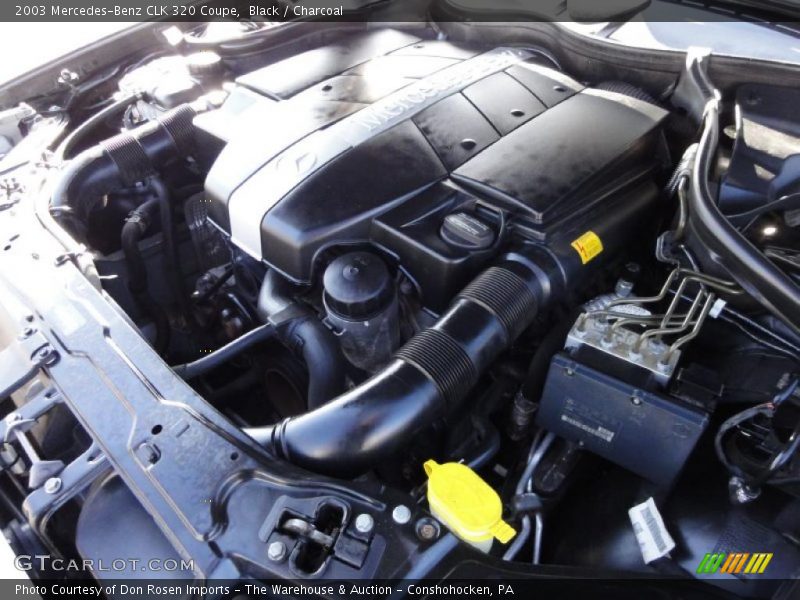 Black / Charcoal 2003 Mercedes-Benz CLK 320 Coupe