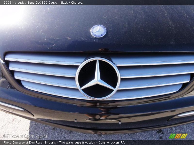 Black / Charcoal 2003 Mercedes-Benz CLK 320 Coupe