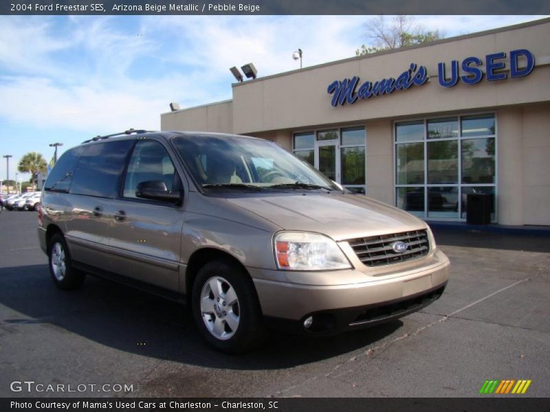 Arizona Beige Metallic / Pebble Beige 2004 Ford Freestar SES