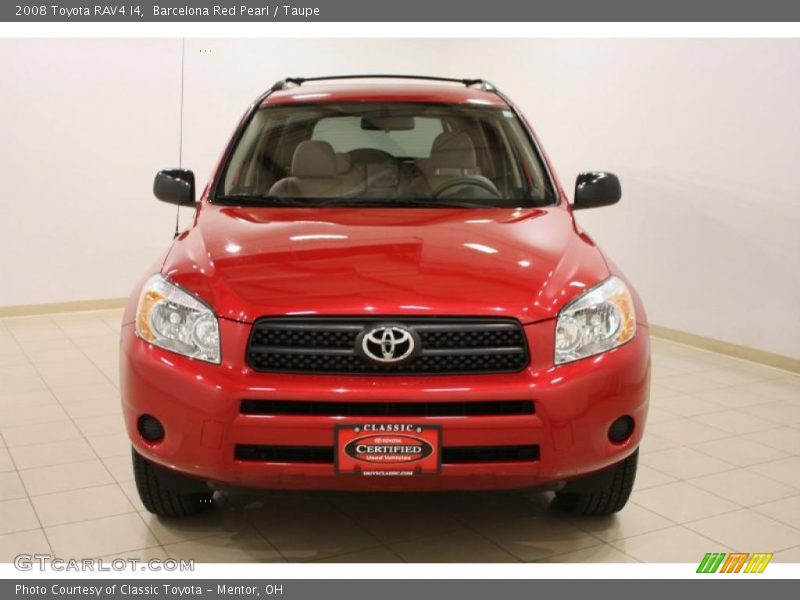 Barcelona Red Pearl / Taupe 2008 Toyota RAV4 I4