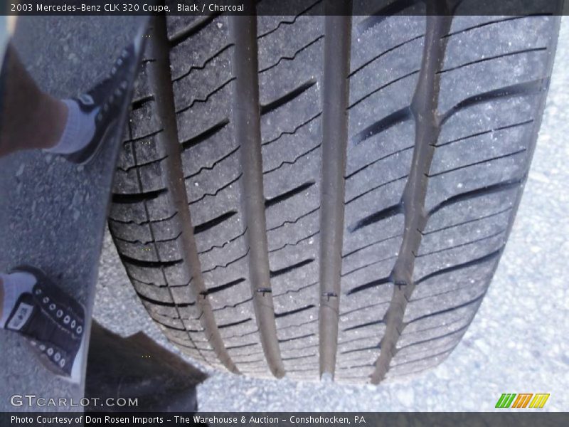 Black / Charcoal 2003 Mercedes-Benz CLK 320 Coupe