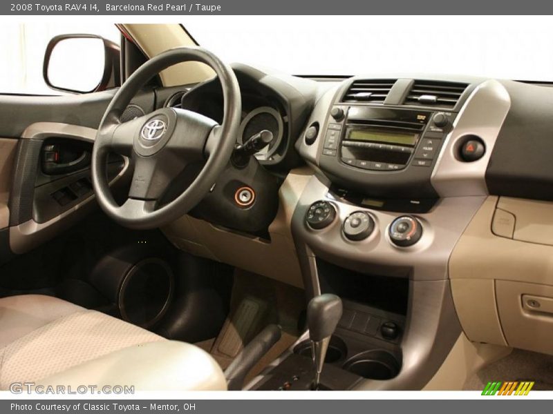 Barcelona Red Pearl / Taupe 2008 Toyota RAV4 I4