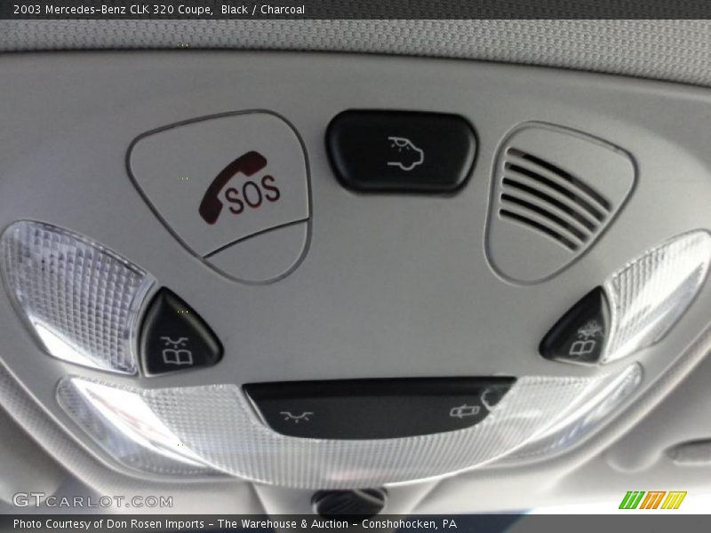 Black / Charcoal 2003 Mercedes-Benz CLK 320 Coupe