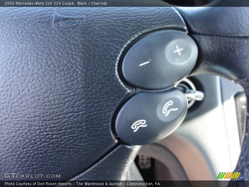 Black / Charcoal 2003 Mercedes-Benz CLK 320 Coupe