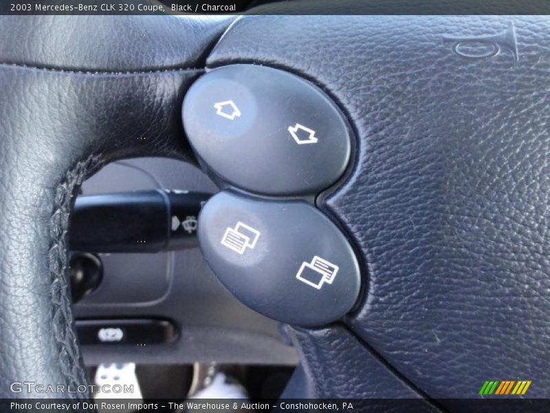 Black / Charcoal 2003 Mercedes-Benz CLK 320 Coupe