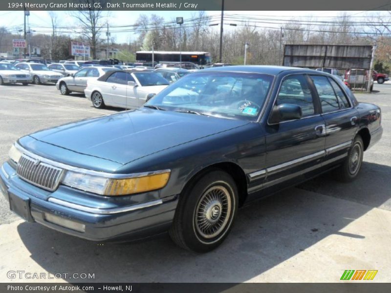 Dark Tourmaline Metallic / Gray 1994 Mercury Grand Marquis GS