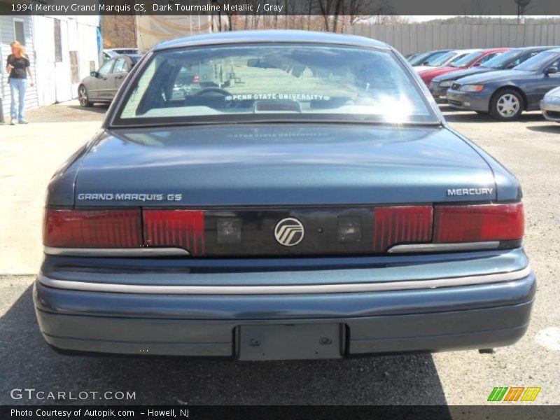 Dark Tourmaline Metallic / Gray 1994 Mercury Grand Marquis GS