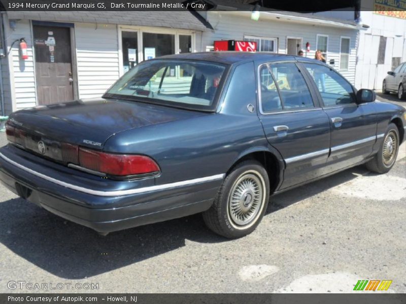 Dark Tourmaline Metallic / Gray 1994 Mercury Grand Marquis GS