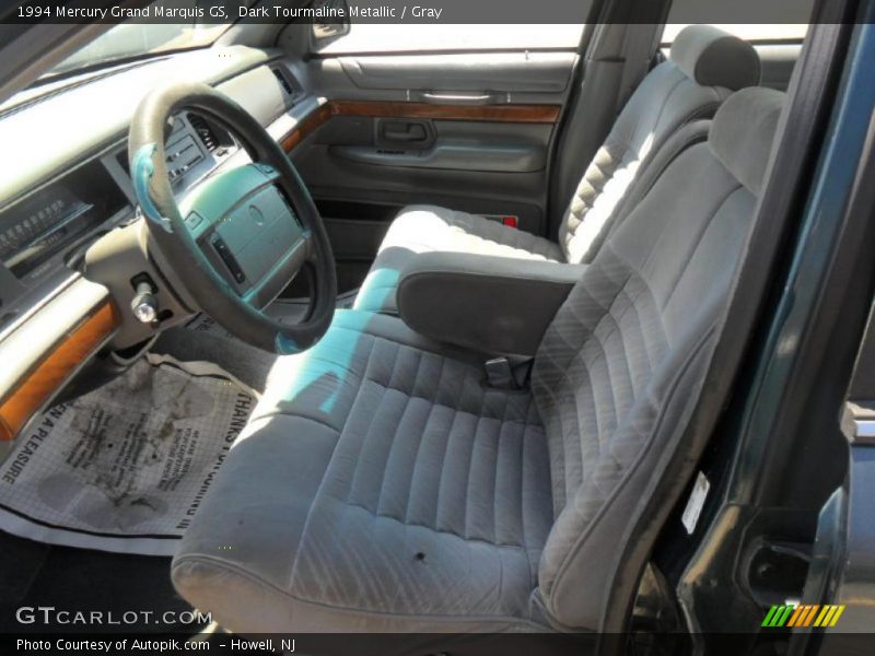 Dark Tourmaline Metallic / Gray 1994 Mercury Grand Marquis GS