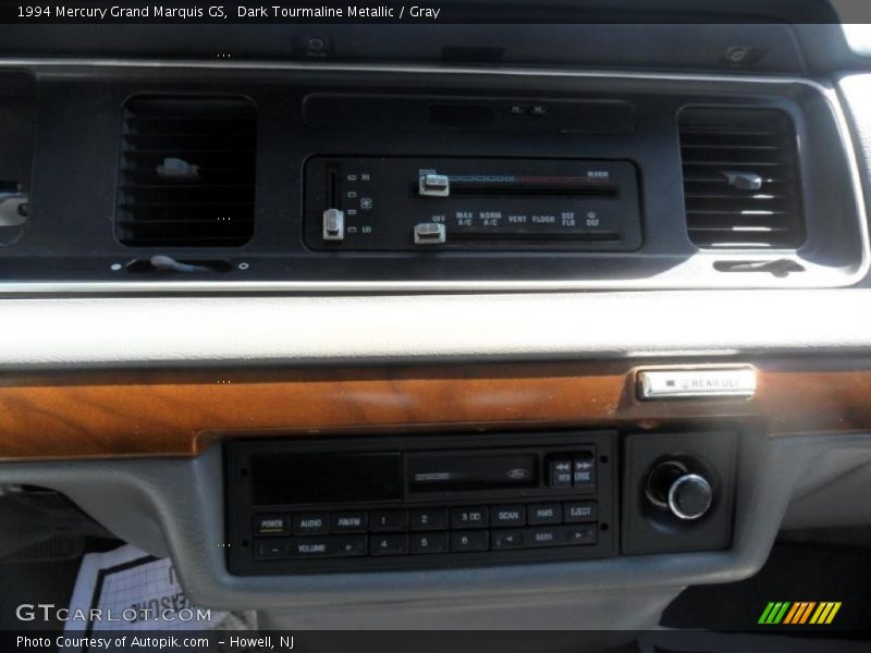 Dark Tourmaline Metallic / Gray 1994 Mercury Grand Marquis GS