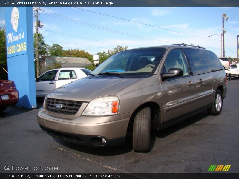 Arizona Beige Metallic / Pebble Beige 2004 Ford Freestar SES