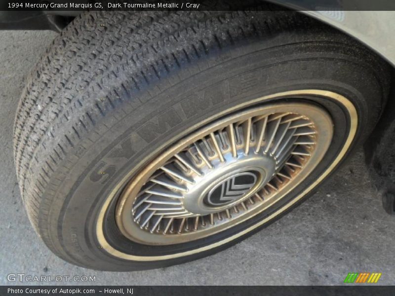 Dark Tourmaline Metallic / Gray 1994 Mercury Grand Marquis GS