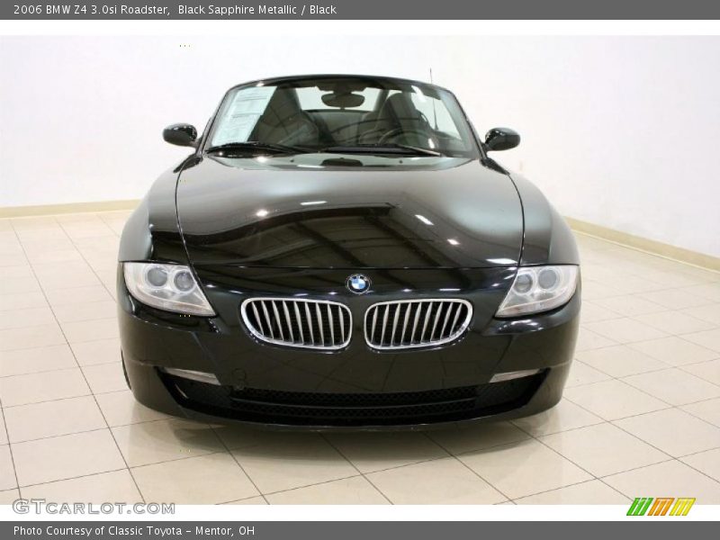 Black Sapphire Metallic / Black 2006 BMW Z4 3.0si Roadster
