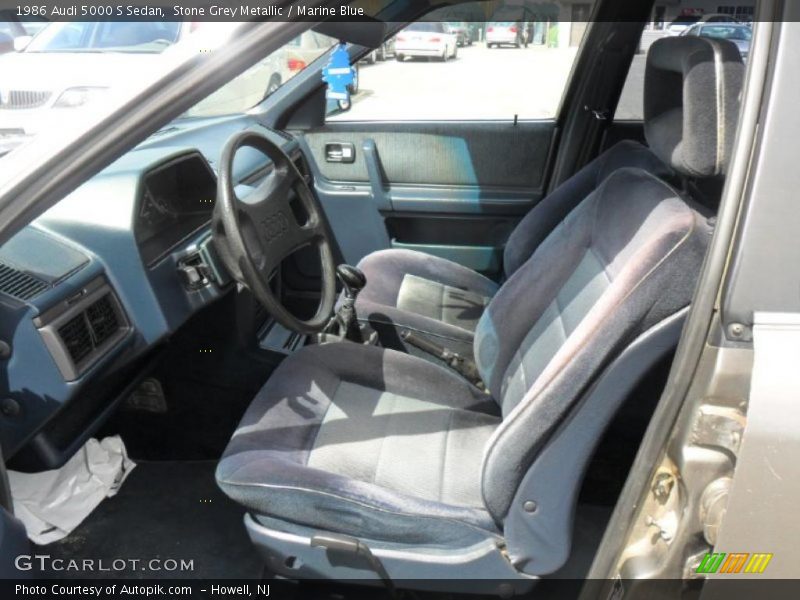  1986 5000 S Sedan Marine Blue Interior