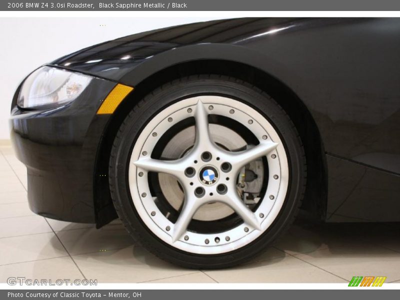 Black Sapphire Metallic / Black 2006 BMW Z4 3.0si Roadster