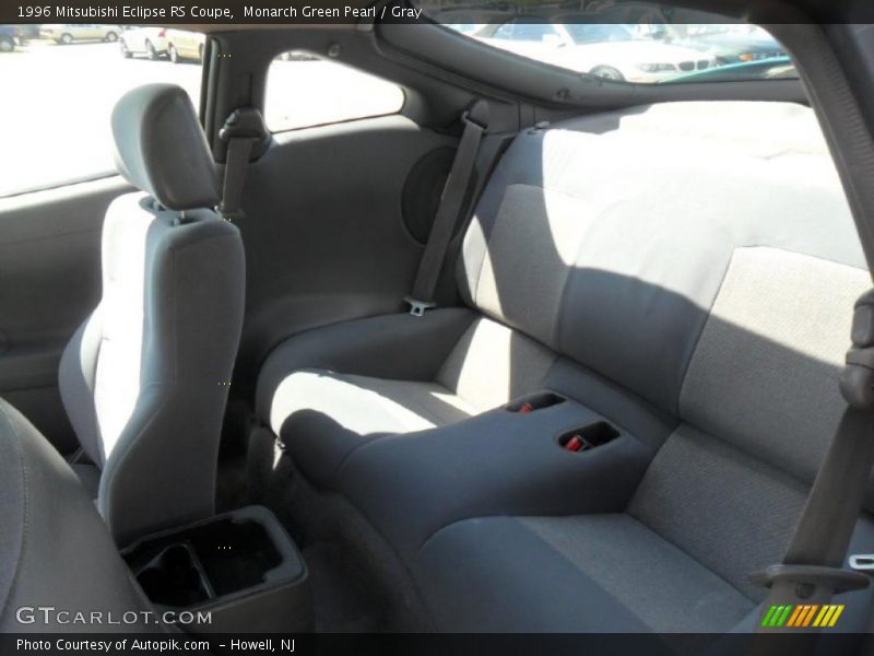 Monarch Green Pearl / Gray 1996 Mitsubishi Eclipse RS Coupe