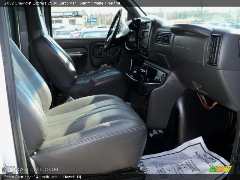 Summit White / Neutral 2002 Chevrolet Express 2500 Cargo Van
