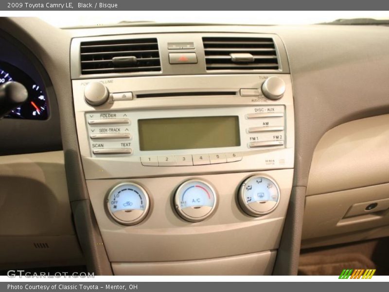 Black / Bisque 2009 Toyota Camry LE