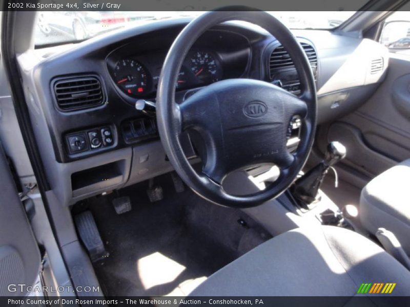 Silver / Gray 2002 Kia Sportage 4x4