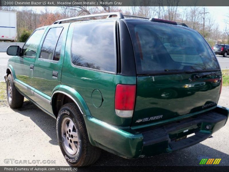 Meadow Green Metallic / Medium Gray 2000 Chevrolet Blazer LS 4x4