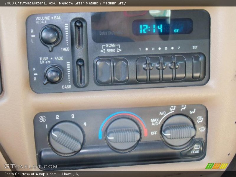 Meadow Green Metallic / Medium Gray 2000 Chevrolet Blazer LS 4x4